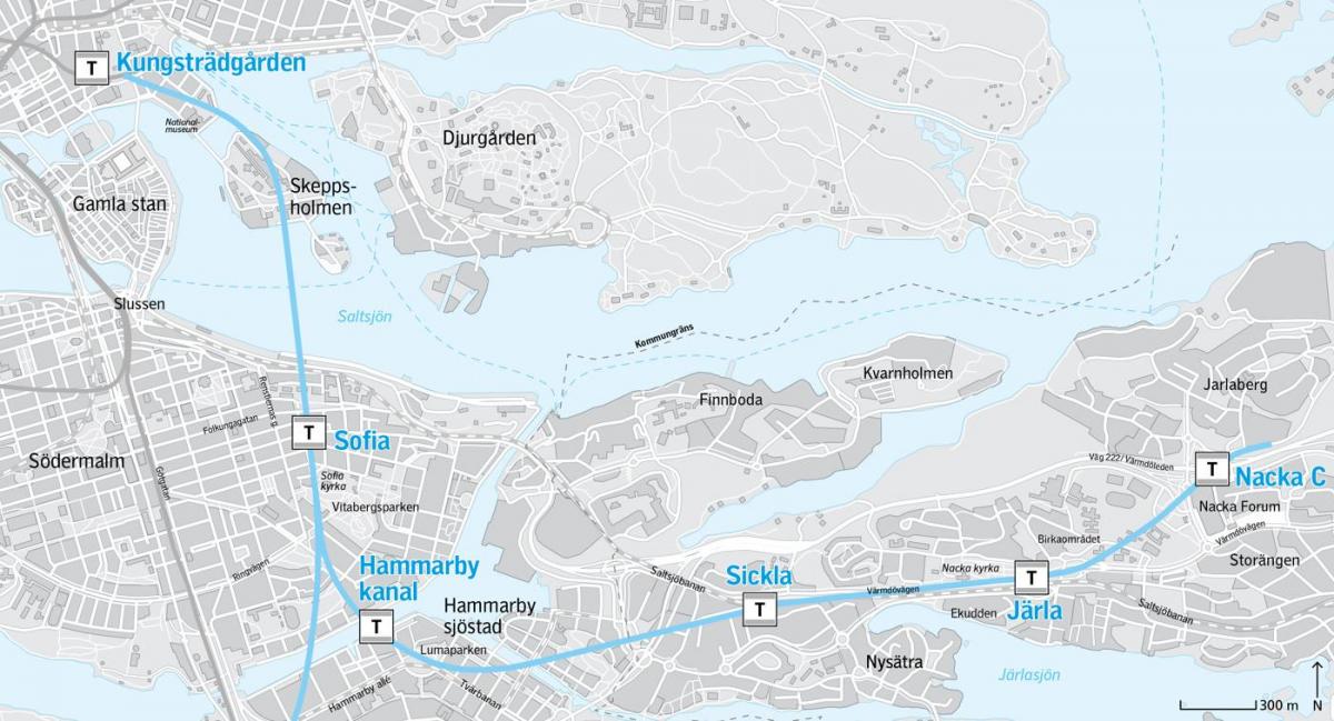 карта нака Стокгольм