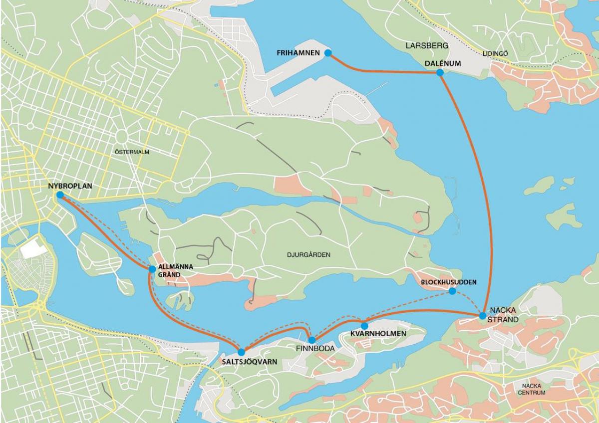 карта обращены Стокгольм