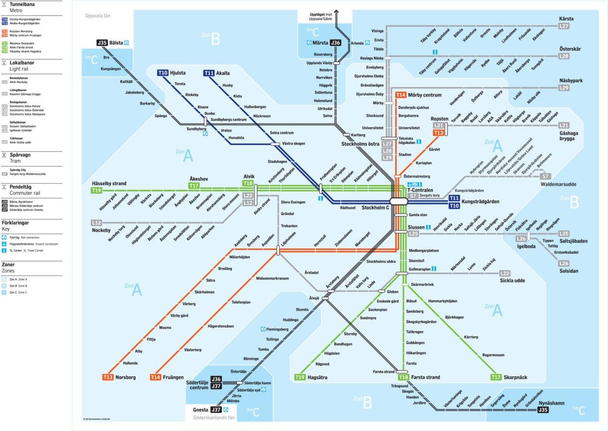 tunnelbana сл карте