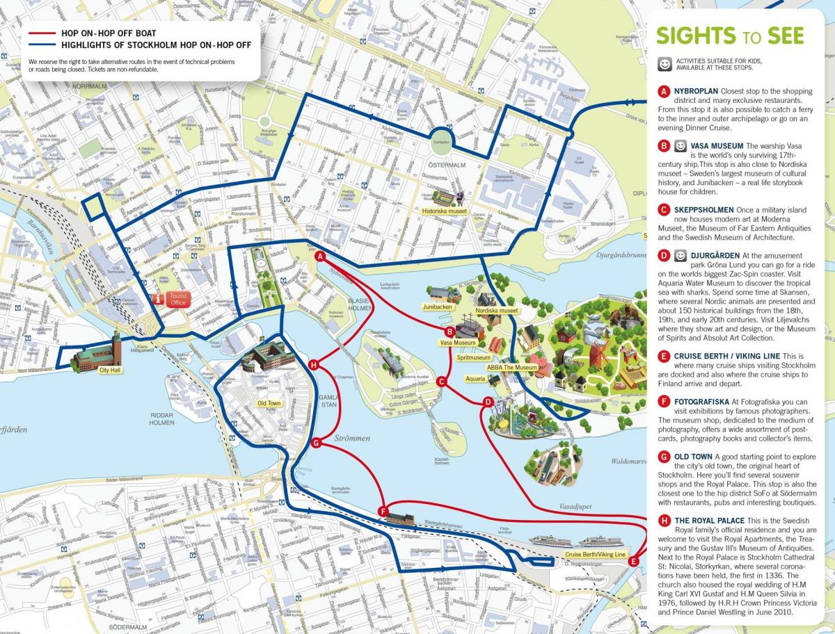 карта Стокгольма порт