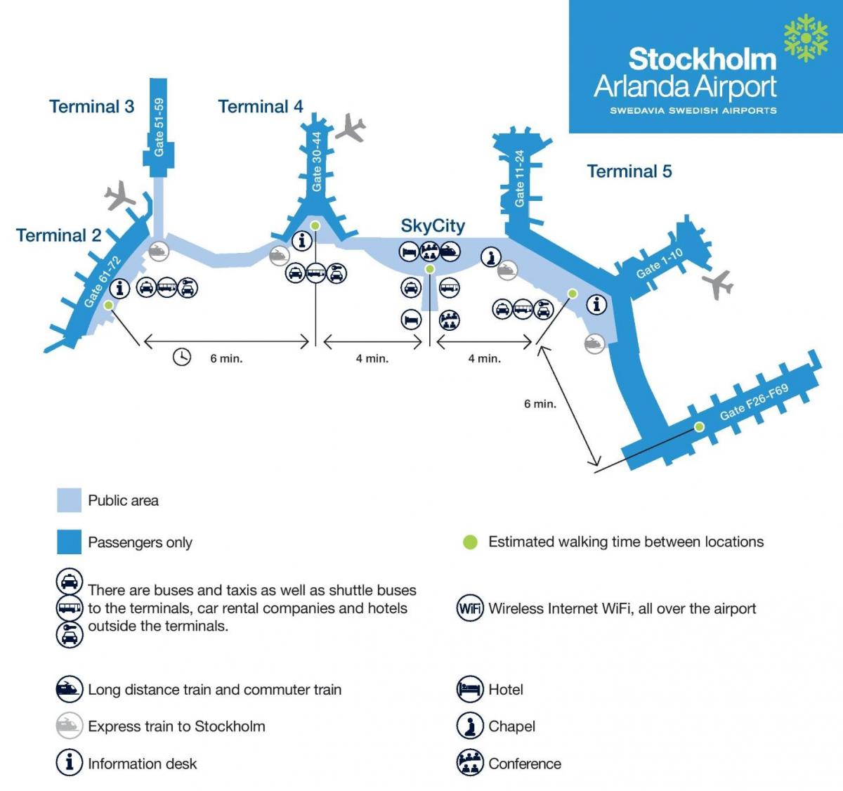Стокгольм-арланда карте