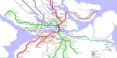 Карта метро Стокгольм Швеция