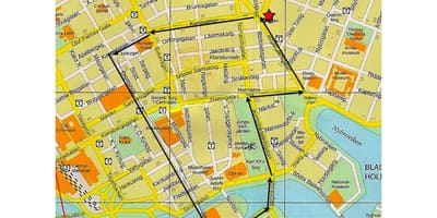 Пешеходная экскурсия по Стокгольм карте