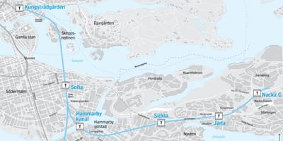 Карта нака Стокгольм