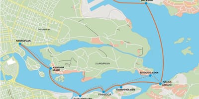 Карта обращены Стокгольм