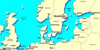 Стокгольм карта Европы