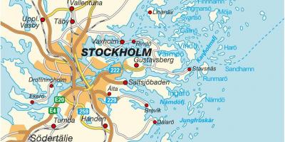 Стокгольм на карте