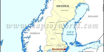 Стокгольм на карте мира