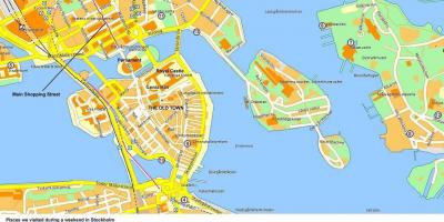 Карта Стокгольм круизный терминал