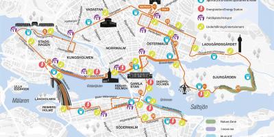 Карта Стокгольмский марафон