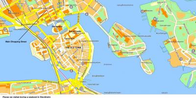 Центр Стокгольма карте