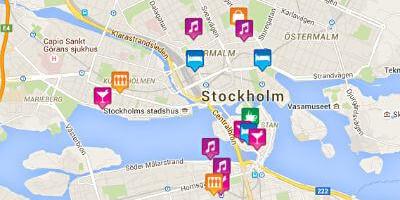 Карта гей-карте Стокгольма